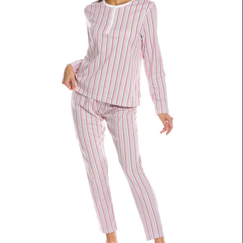 Roller rabbit party stripe pajama